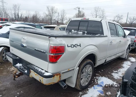 2013 Ford F-150 Platinum из США, поврежденный, VIN 1FTFW1EF0DFB20749